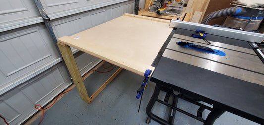 Building an Outfeed Table for Your Table Saw