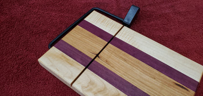 Maple and Purpleheart cheese slicer