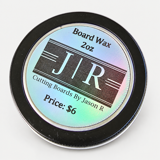 2oz Board Wax – Protect, Condition & Enhance Your Wooden Boards on a light gray background