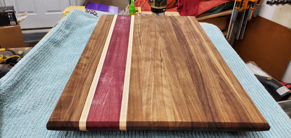 Walnut Purple Heart Cutting Board