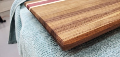 Walnut Purple Heart Cutting Board