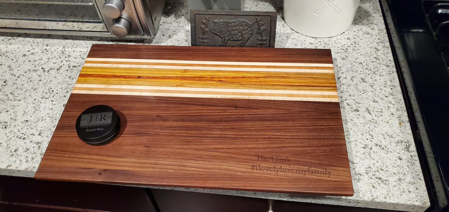 Walnut Canary Cutting Board